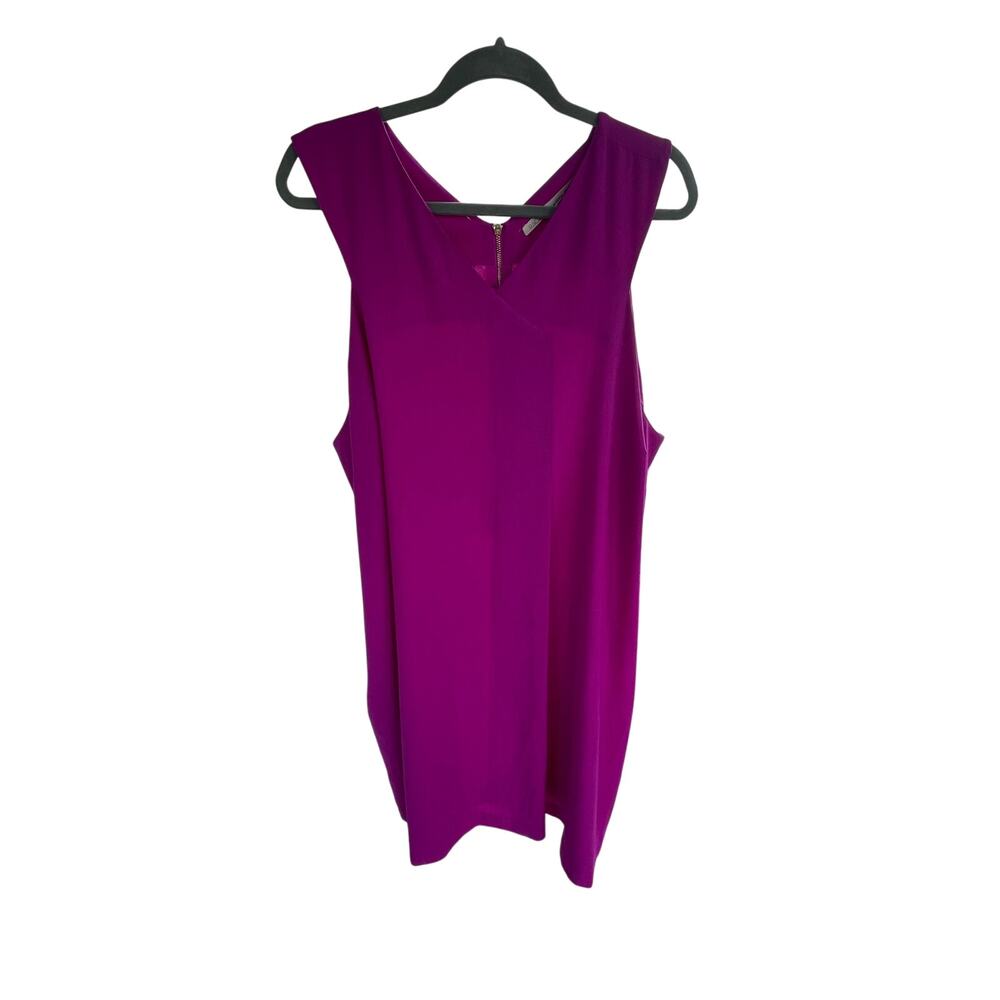 Rachel Roy High Low Asymmetrical Hem Swing Dress - Orchid Color - 3X EUC $119 - Picture 4 of 11